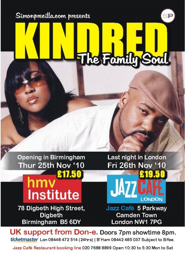 See Kindred the Family Soul live! FLAVOURMAG