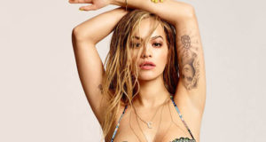 Rita ora strips to bikini