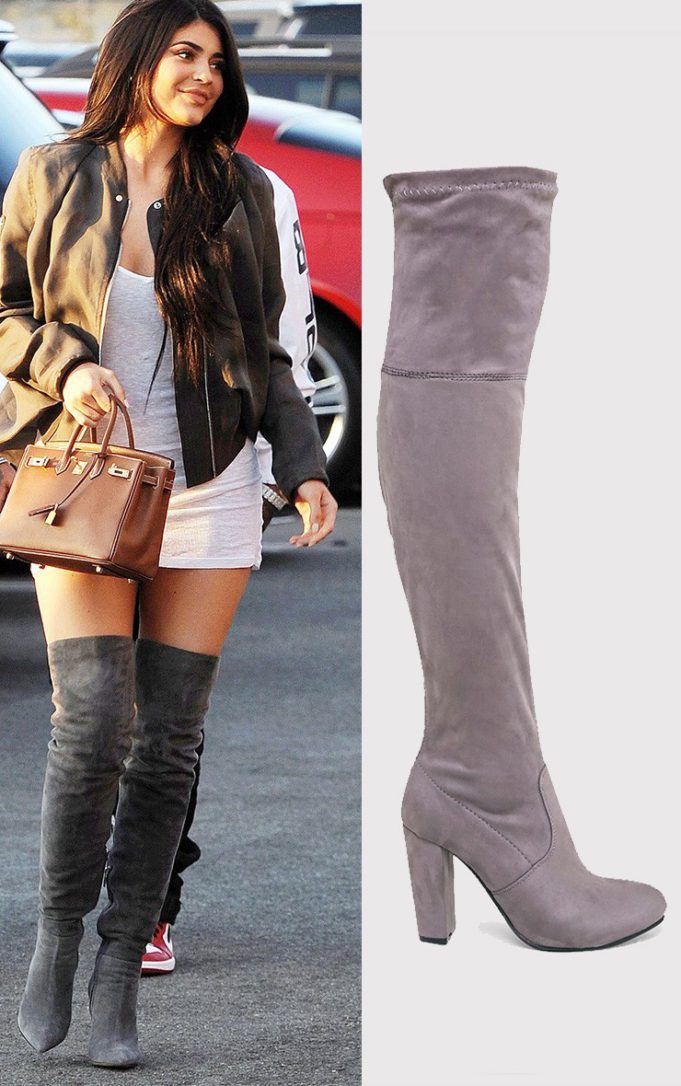 dsw thigh high suede boots